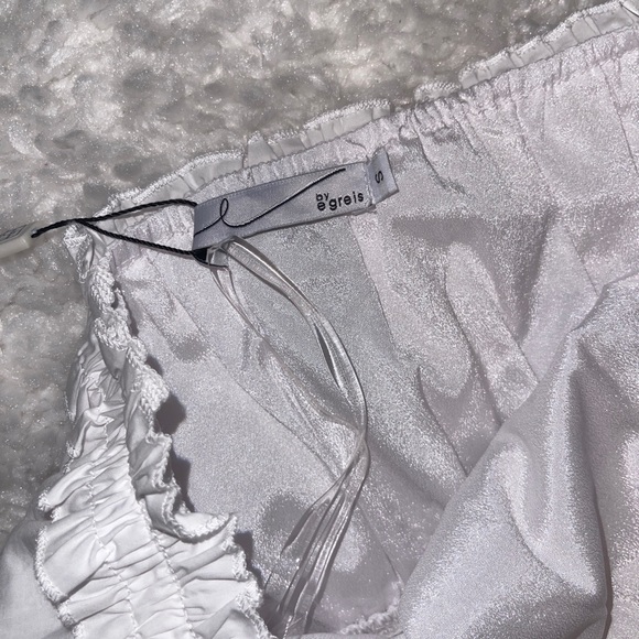 Byegreis Kenna White Strapless Maxi Dress NWT Small - Picture 6 of 9